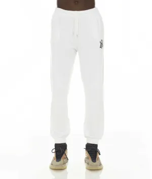 CORE SLIM SWEATPANT IN WHITE