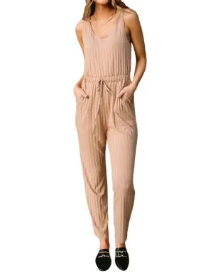 Cruiser Jumpsuit In Tan