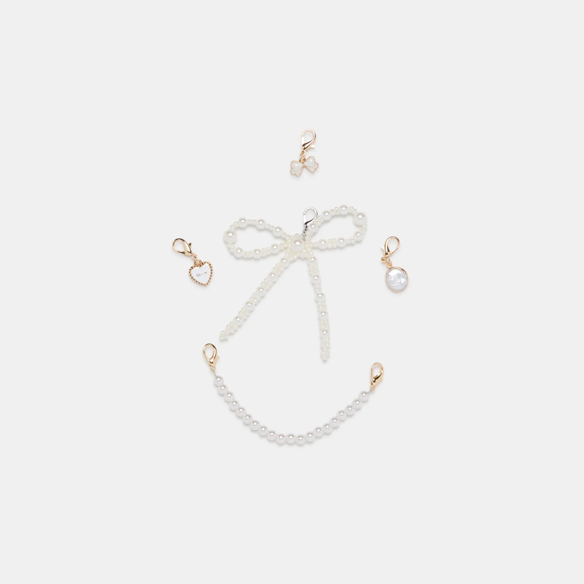 DANIE SNEAKERS NATURAL RAFFIA   PEARL CHARM BUNDLE