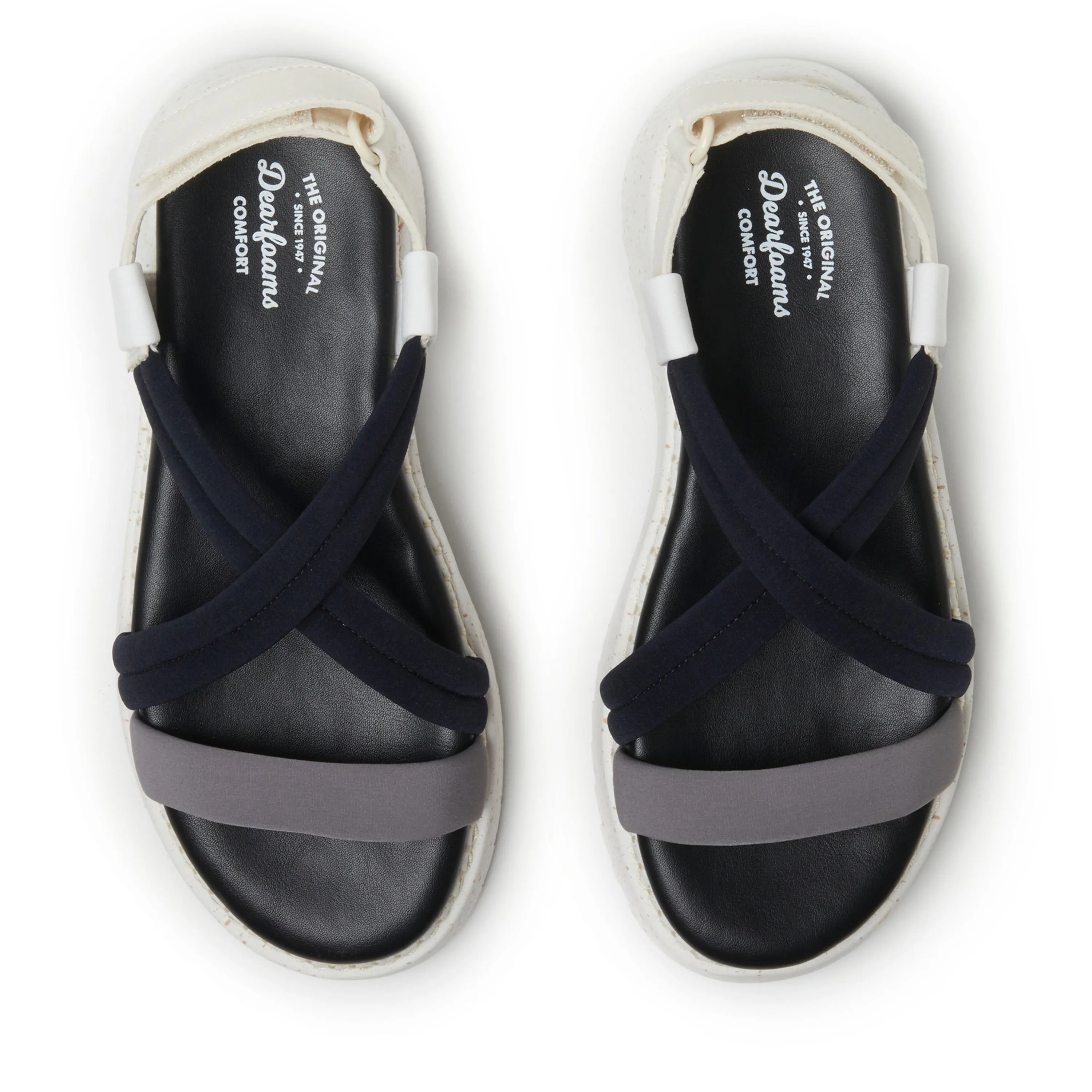 Dearfoams Women's Daylen Adjustable Strap Platform Sandal
