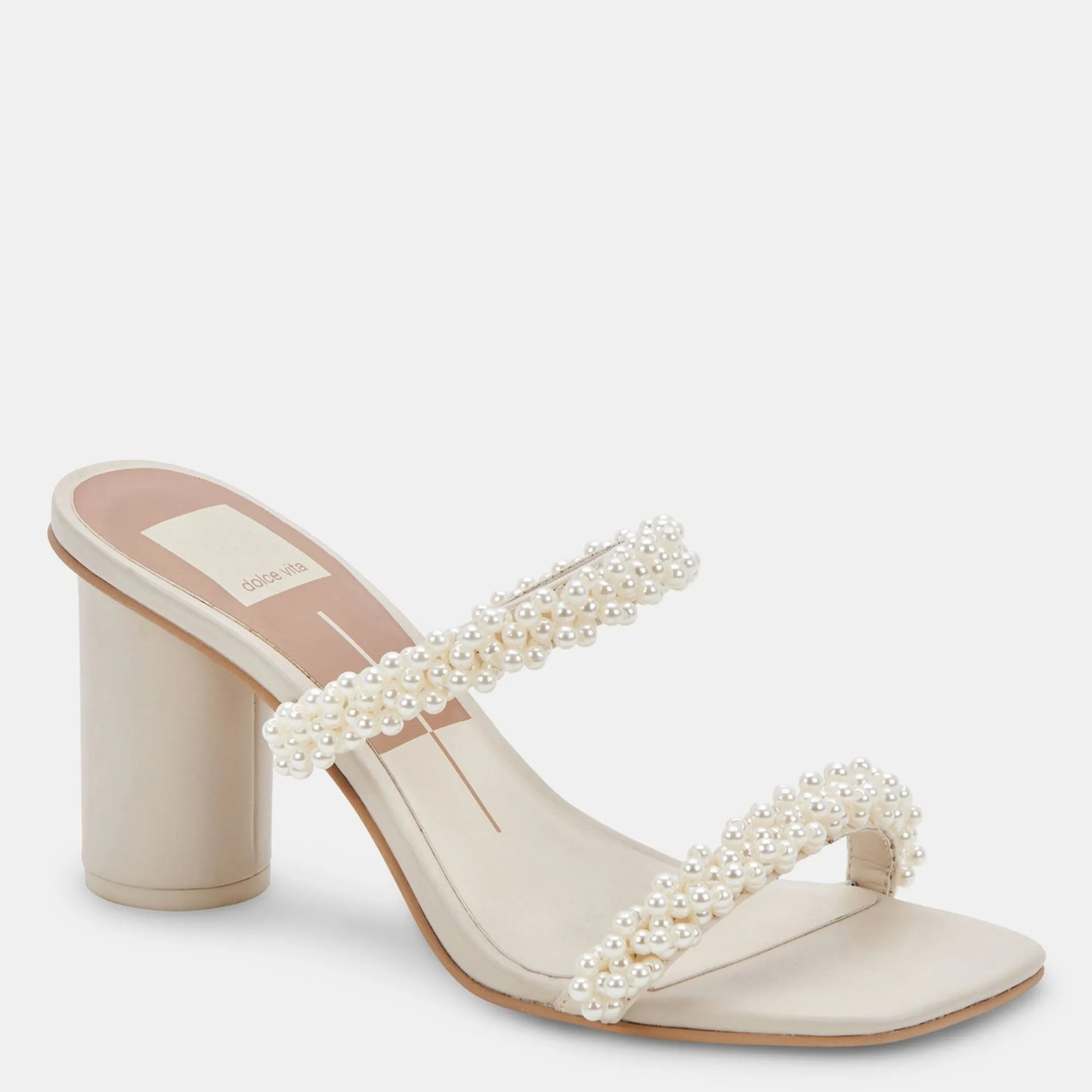 Dolce Vita Noel Heels Vanilla Pearls