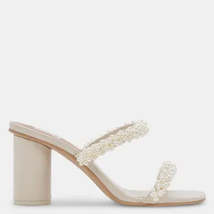 Dolce Vita Noel Heels Vanilla Pearls