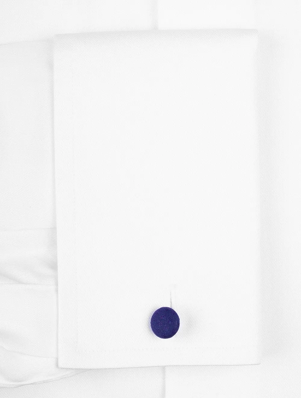 Double Cuff Slim Fit Shirt White