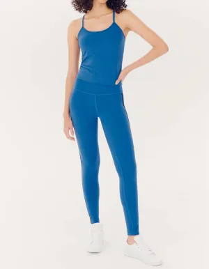 Ella High Waist Airweight 7/8 Legging In Stone Blue