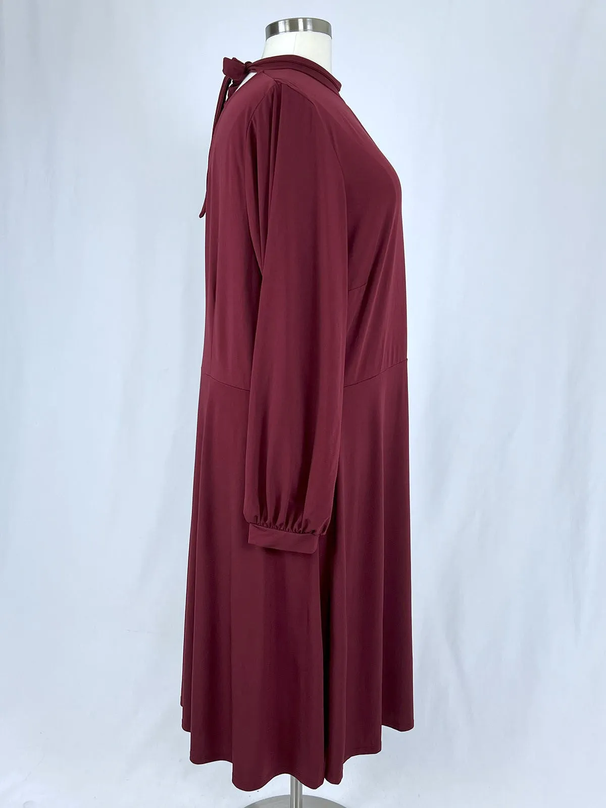 eloquii Size 28 Burgundy Dress