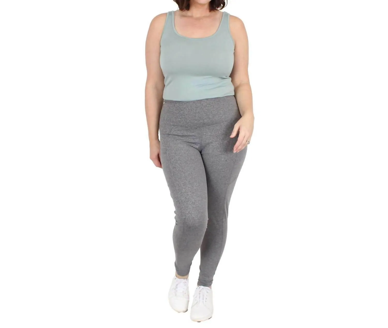 Flow Leggings With Pockets In Steel