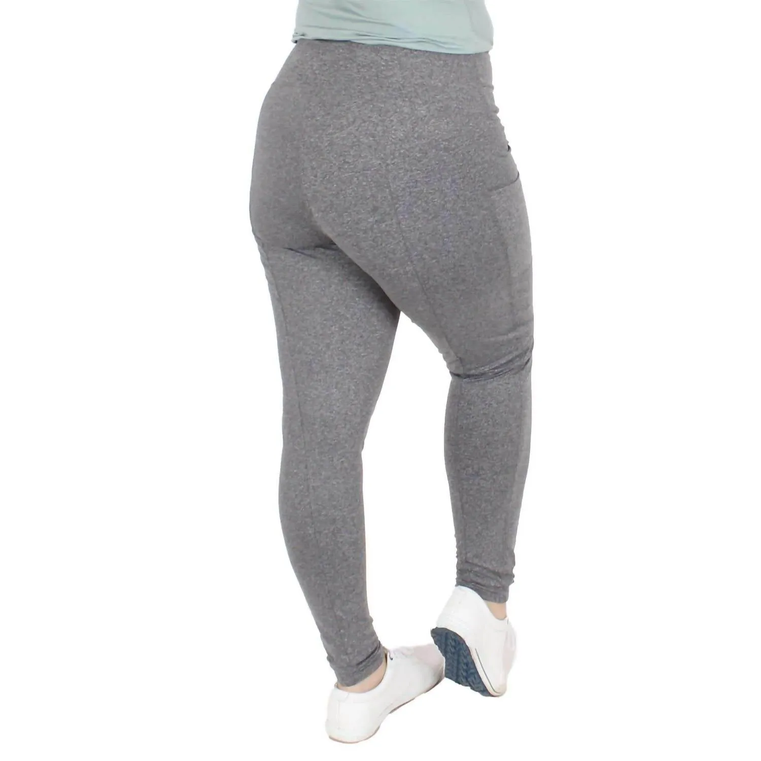 Flow Leggings With Pockets In Steel