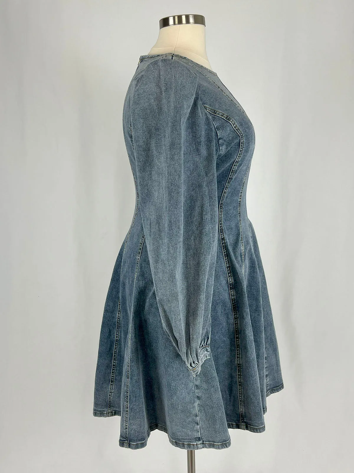 Flying Tomato Size 3X (20/22) Blue Dress