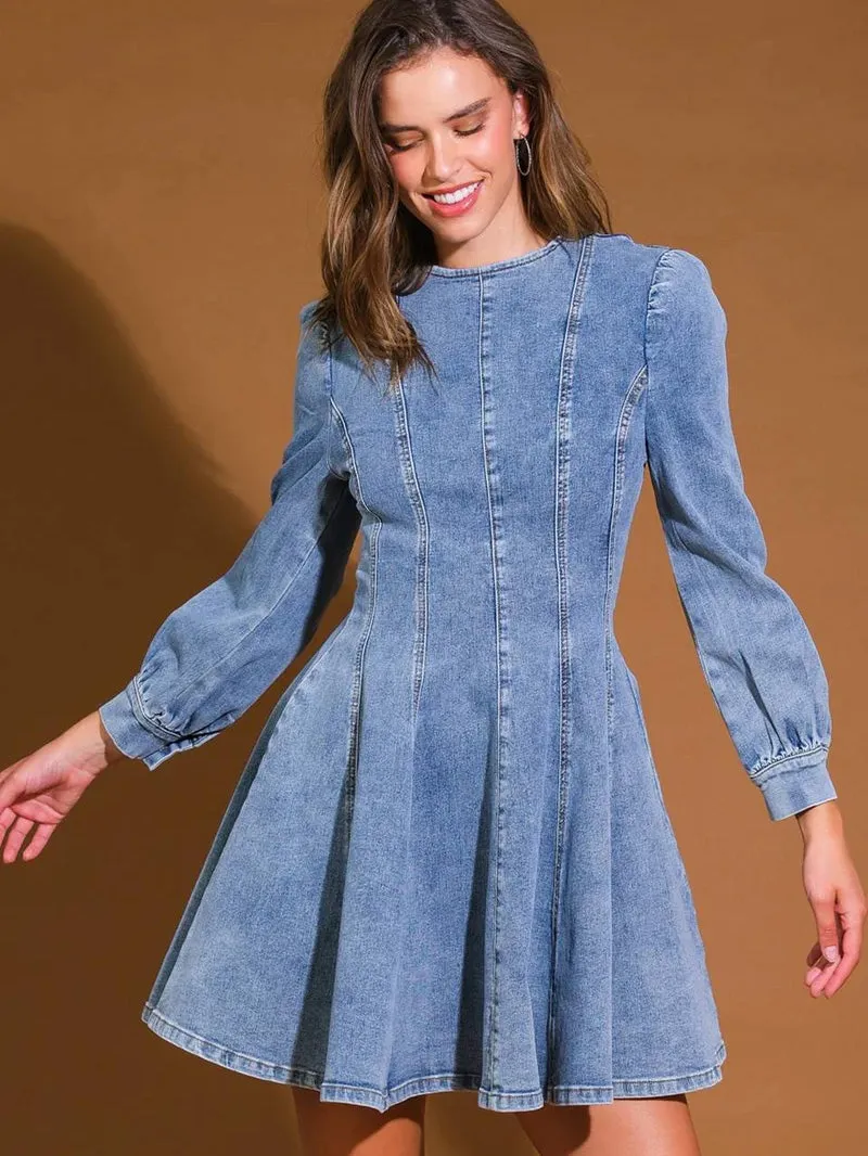 Flying Tomato Size 3X (20/22) Blue Dress