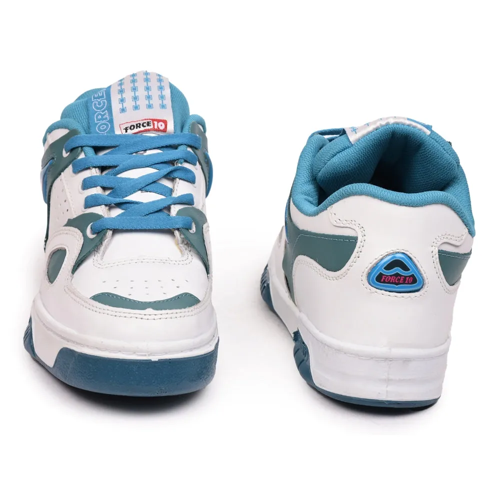 Force 10 Casual Blue Lacing Sneakers For Men DUPLAY NEW By Liberty