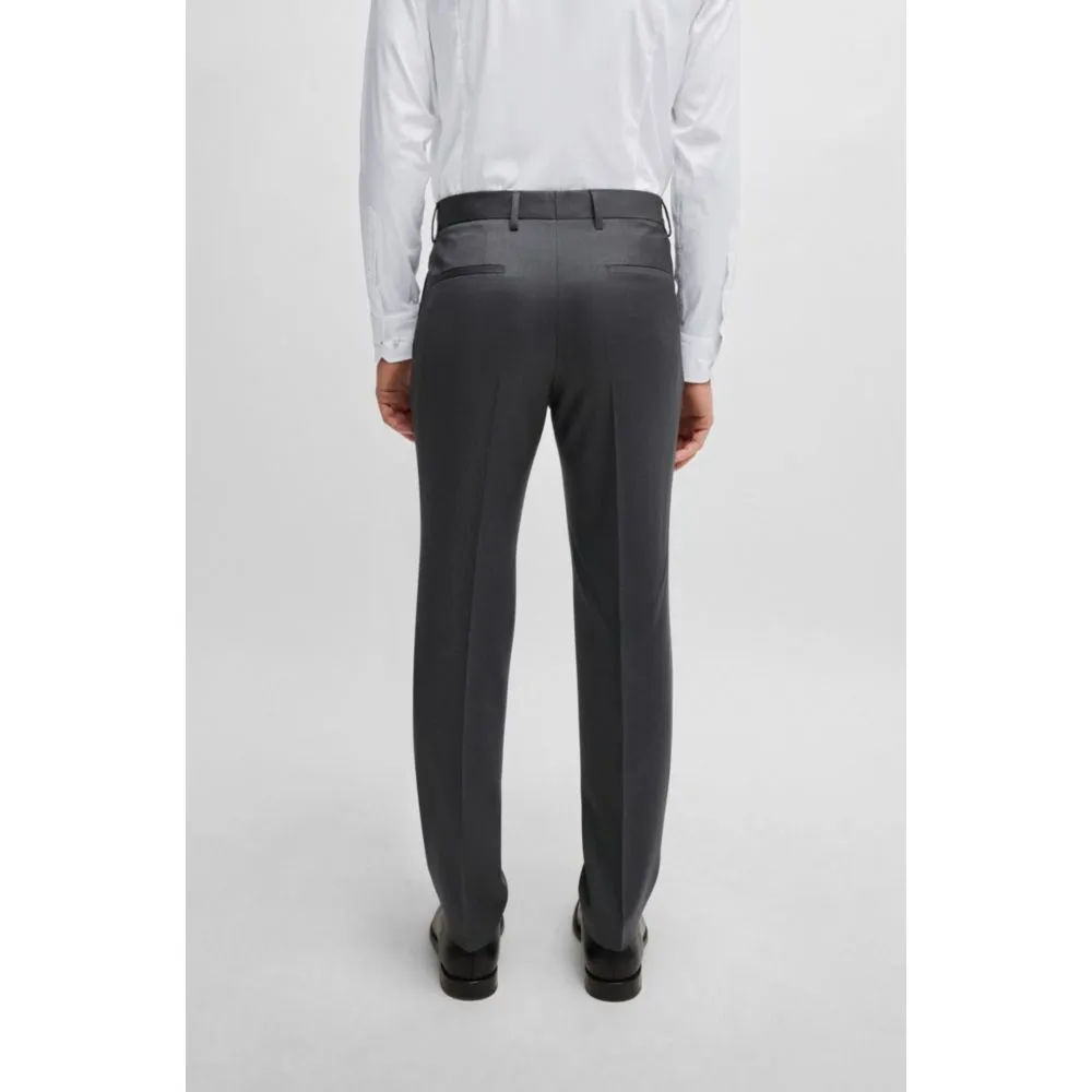 Formal trousers in virgin-wool serge