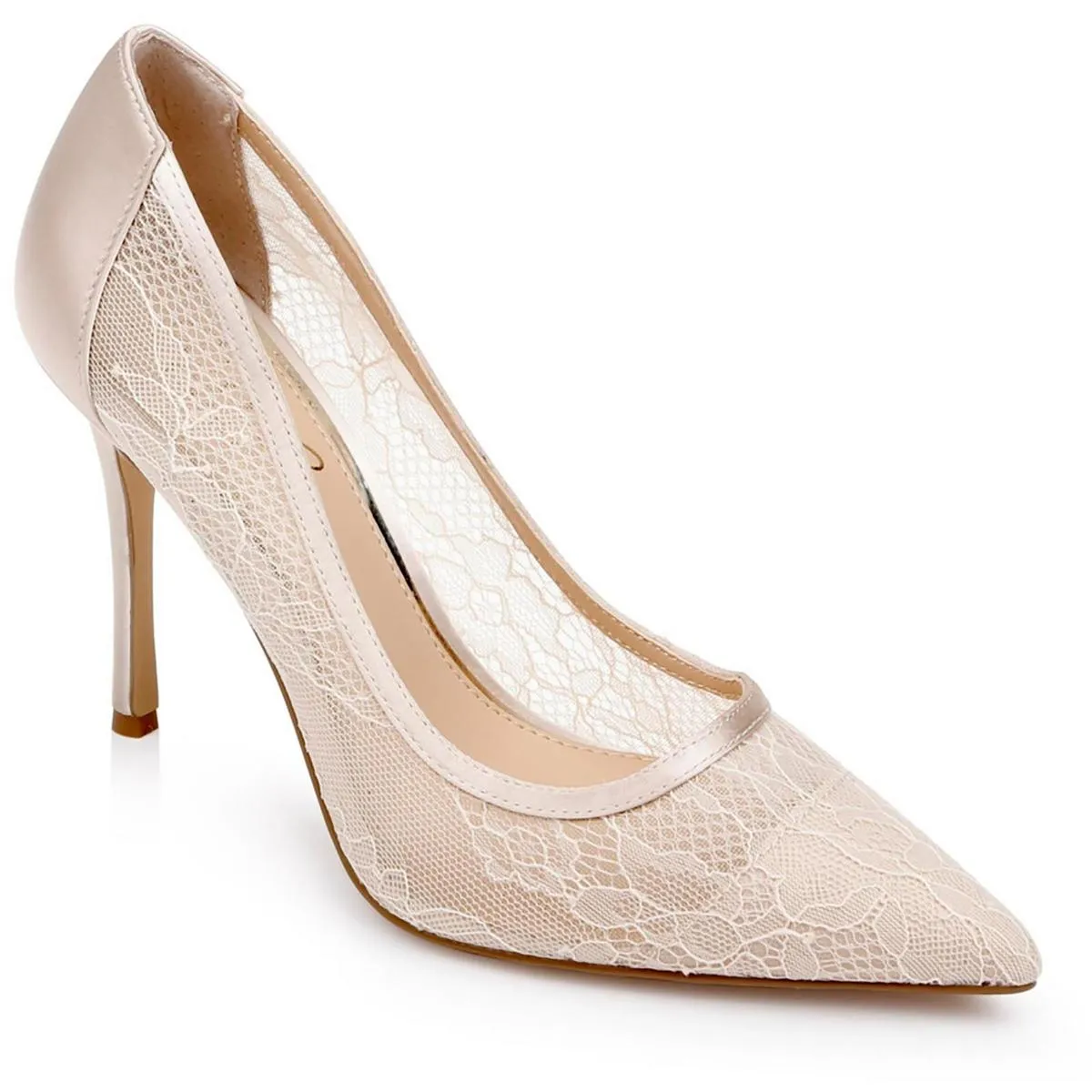 GIA Womens Laceless Lace Pumps