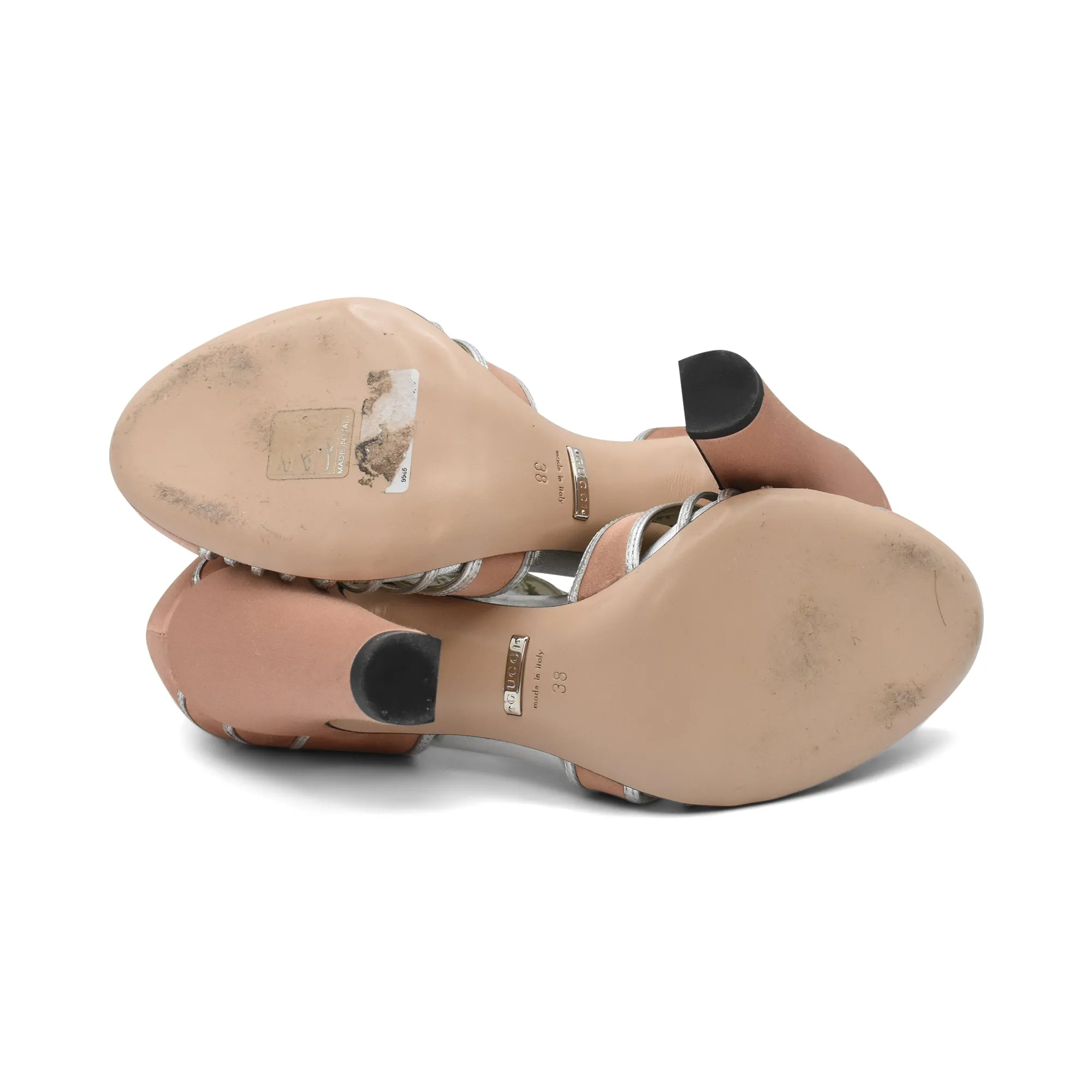 Gucci 'Mariska' T-Strap Heels - Women's 38