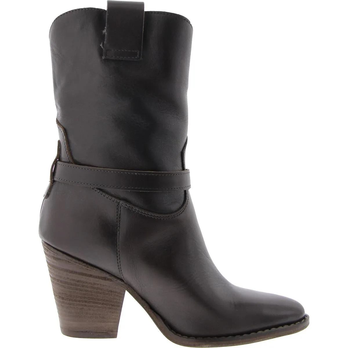 HARDY Womens Buckle Pointed Toe Booties