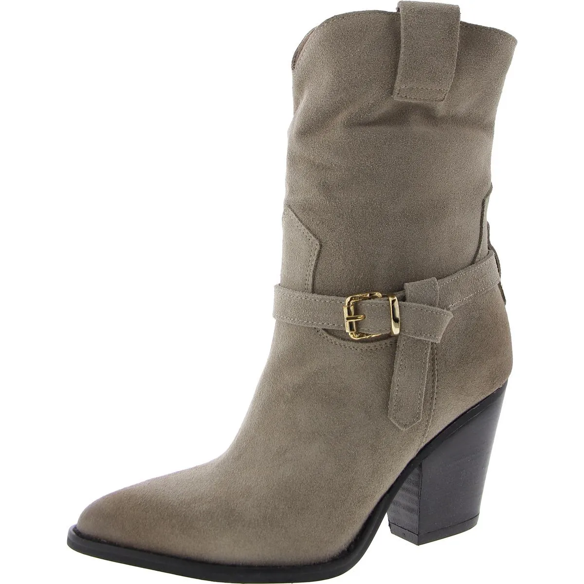 HARDY Womens Buckle Pointed Toe Booties