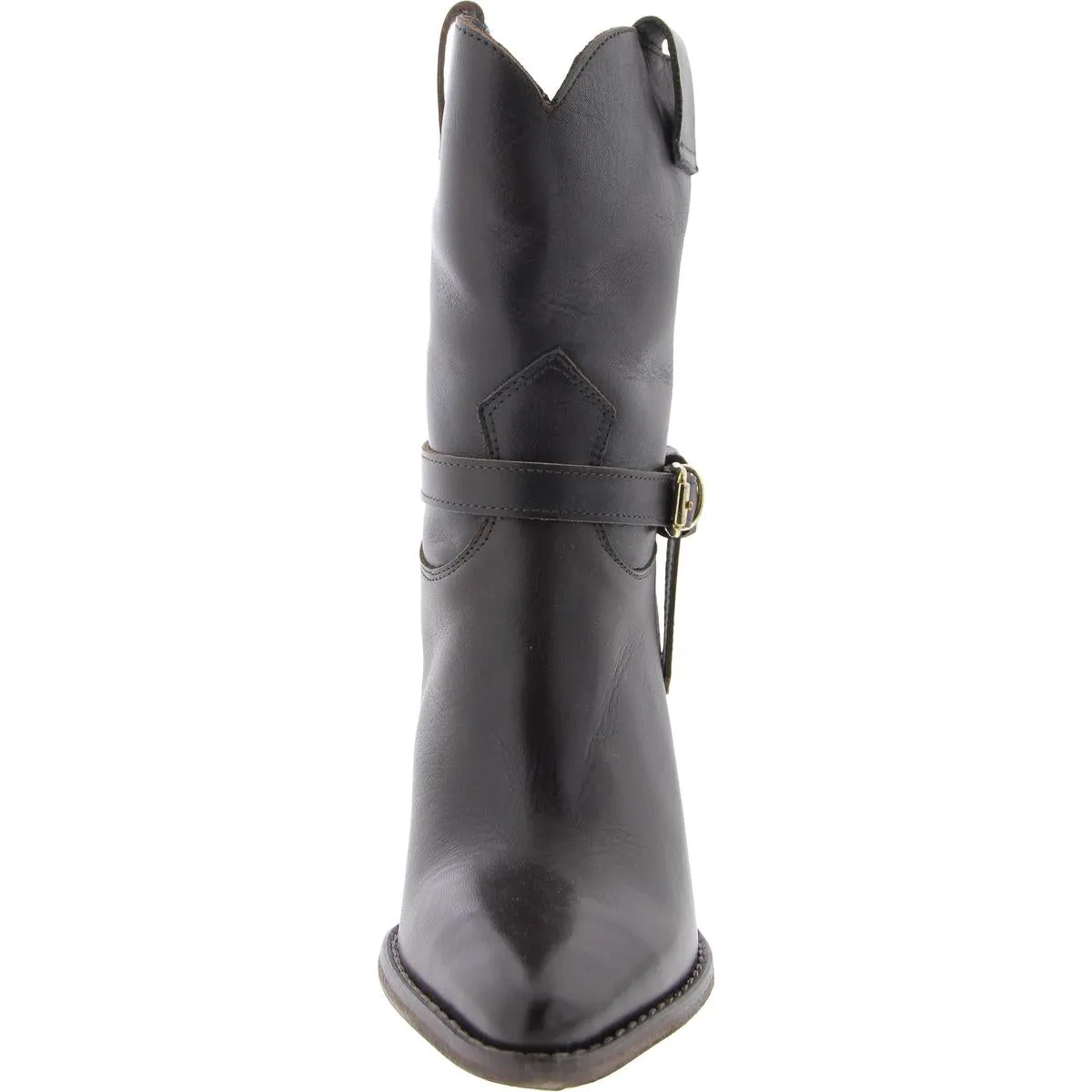 HARDY Womens Buckle Pointed Toe Booties