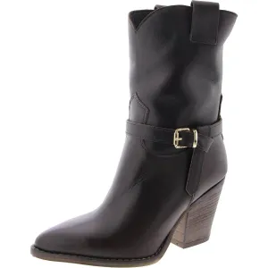 HARDY Womens Buckle Pointed Toe Booties
