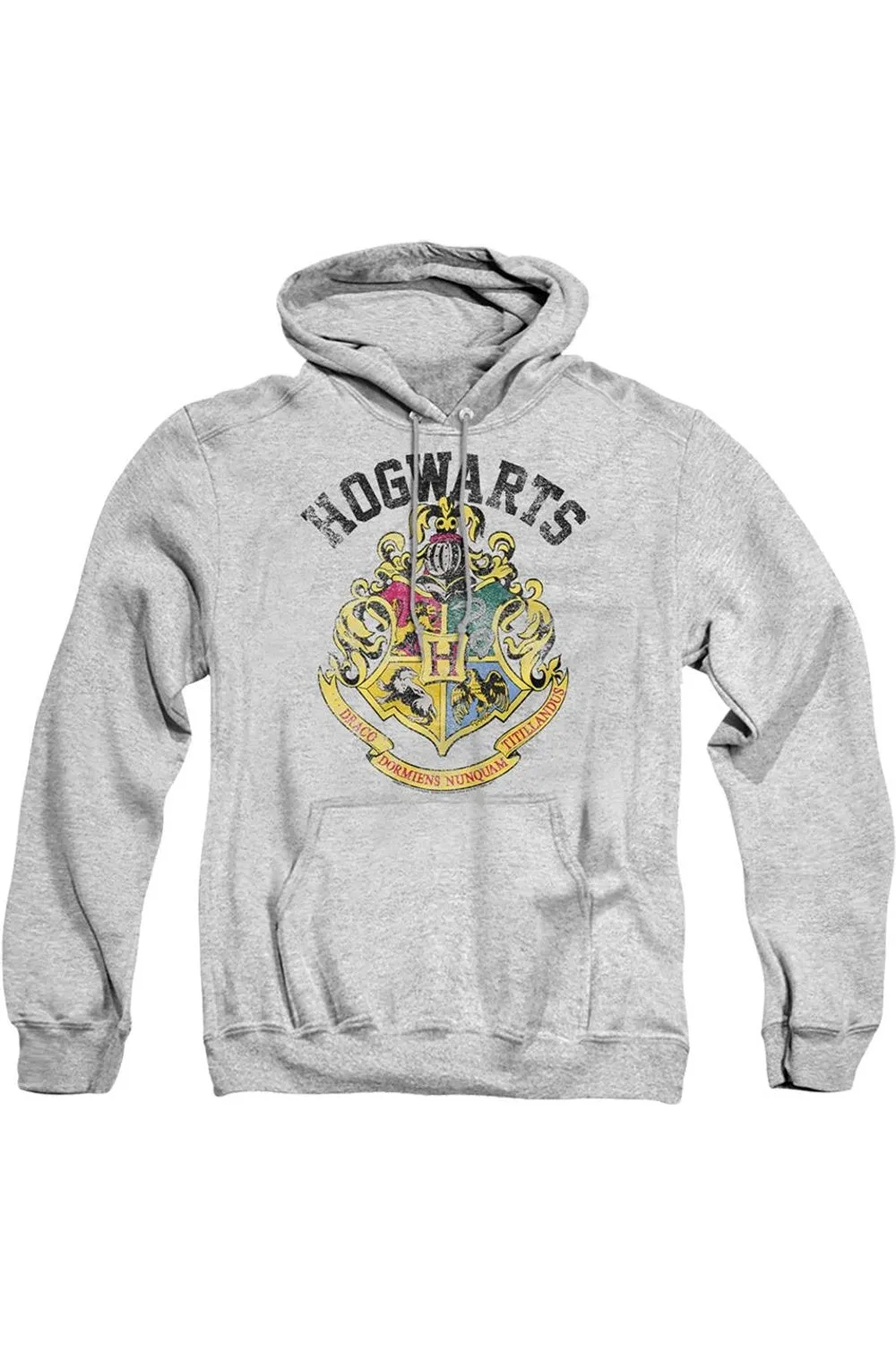 Harry Potter Hogwarts Crest Adult Pull Over Hoodie / Hooded Sweatshirt