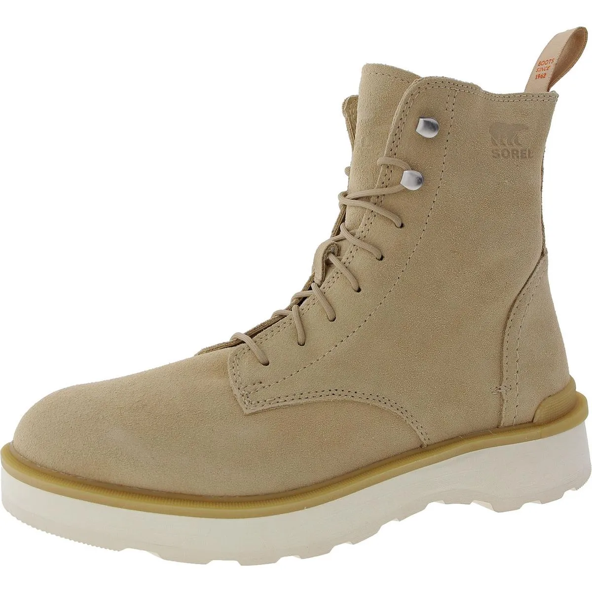 Hi-Line Lace Womens Leather Lace-Up Booties