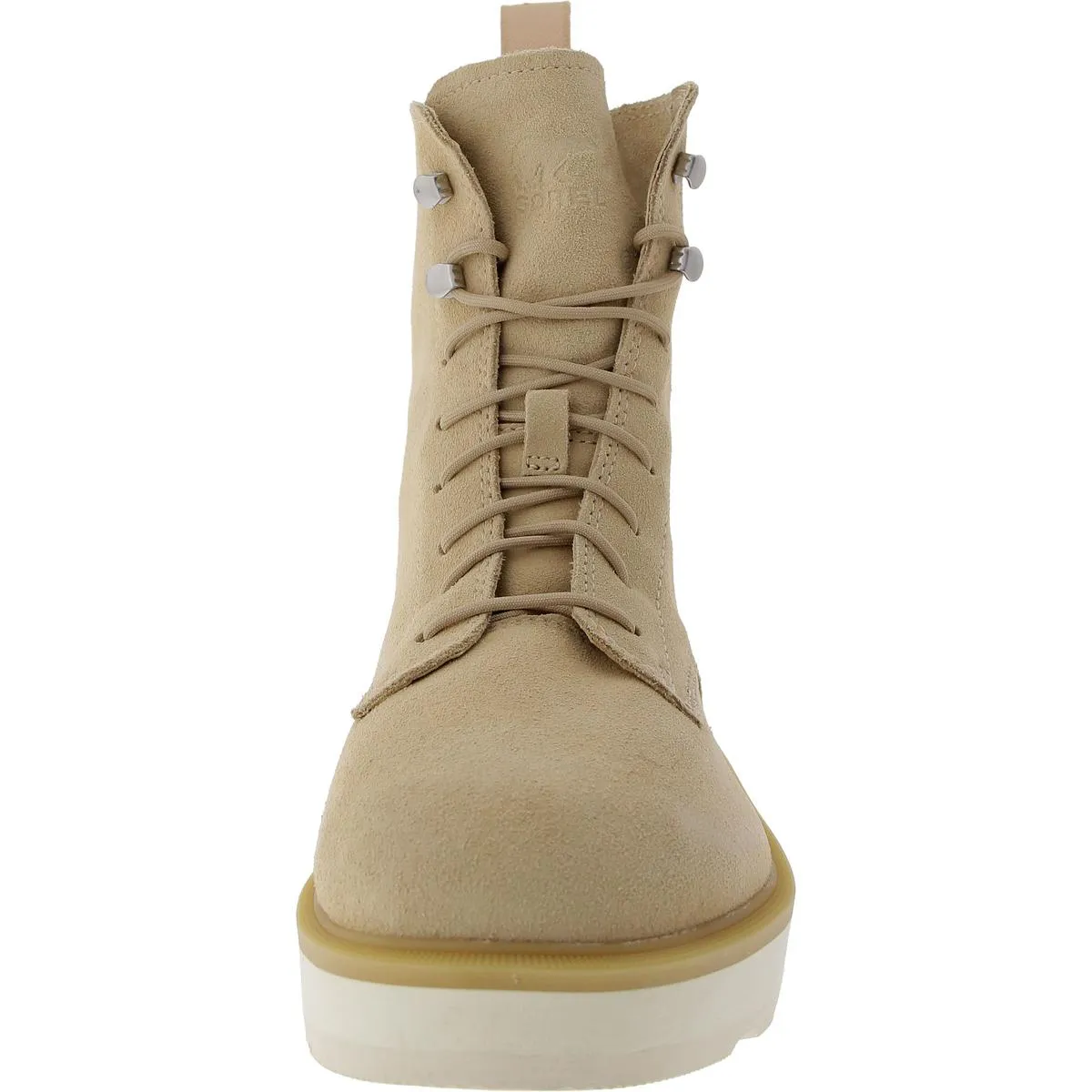 Hi-Line Lace Womens Leather Lace-Up Booties