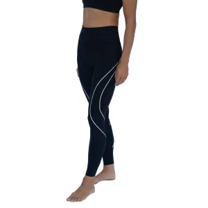 High-Waist Sculpting Leggings In Black-Birch