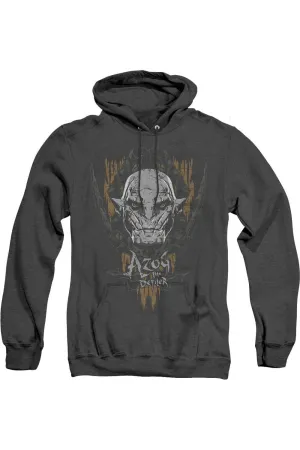 Hobbit Azog Adult Heather Hoodie / Hooded Sweatshirt