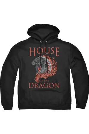 House Of The Dragon Hod Dragon Illustration Adult Pull Over Hoodie / Hooded Sweatshirt