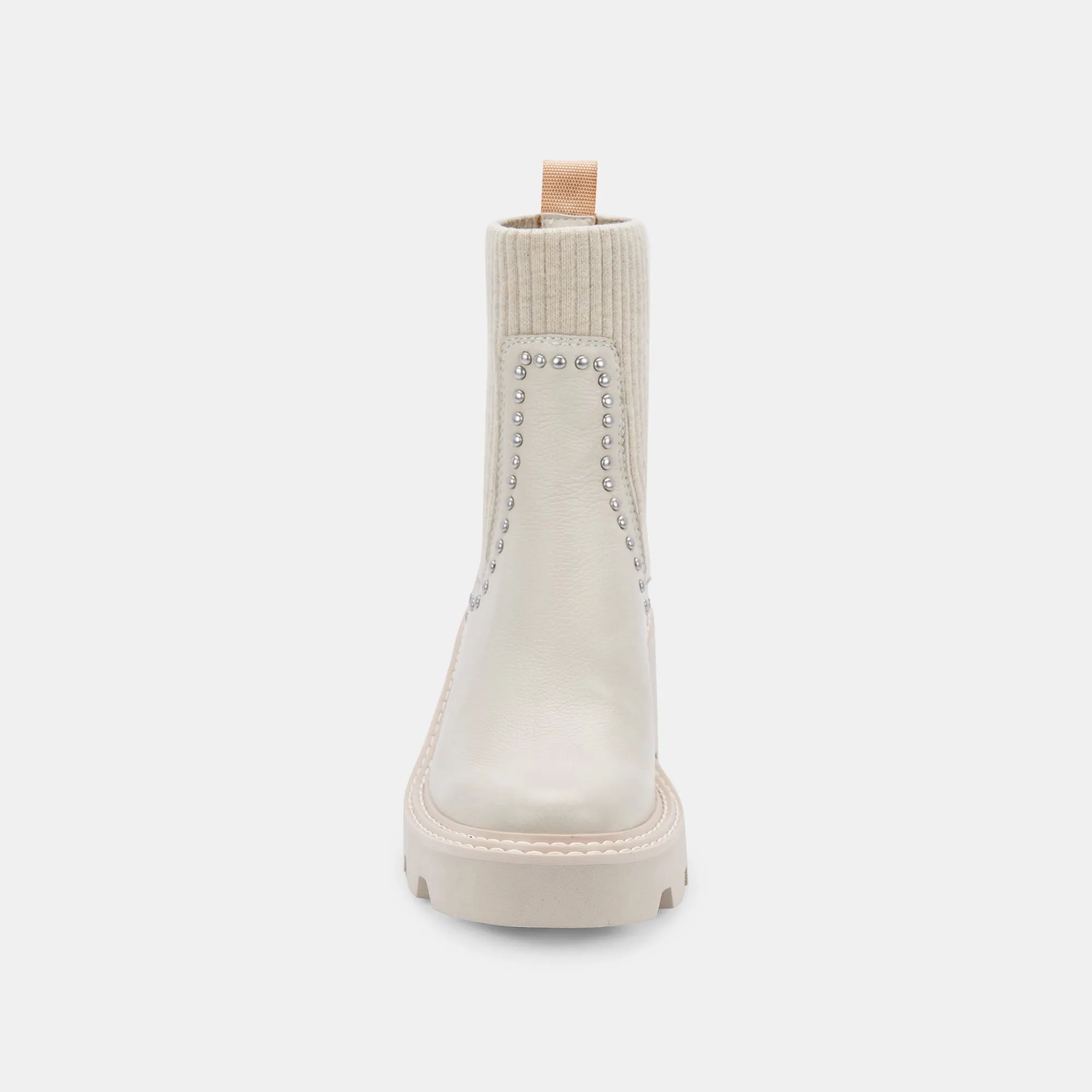 HOVEN STUD H2O BOOTS IVORY LEATHER