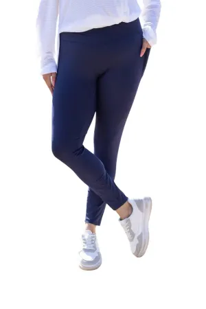 I'm All That Full Length Leggings In Dark Blue