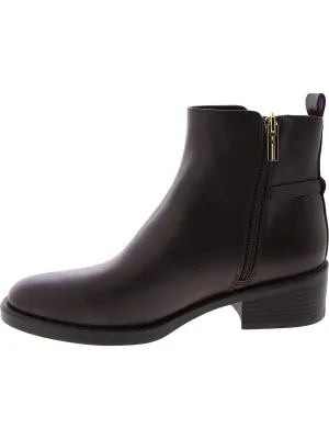 Imiera Womens Faux Leather Ankle Booties