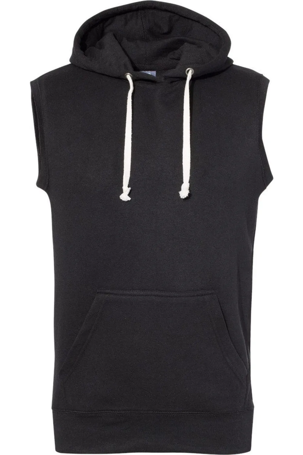J. America Triblend Sleeveless Hooded Sweatshirt