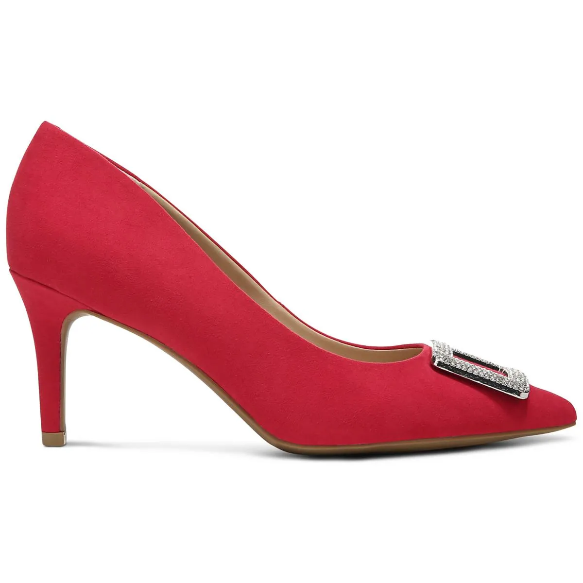 Jerison Womens Faux Suede Comfort Pumps