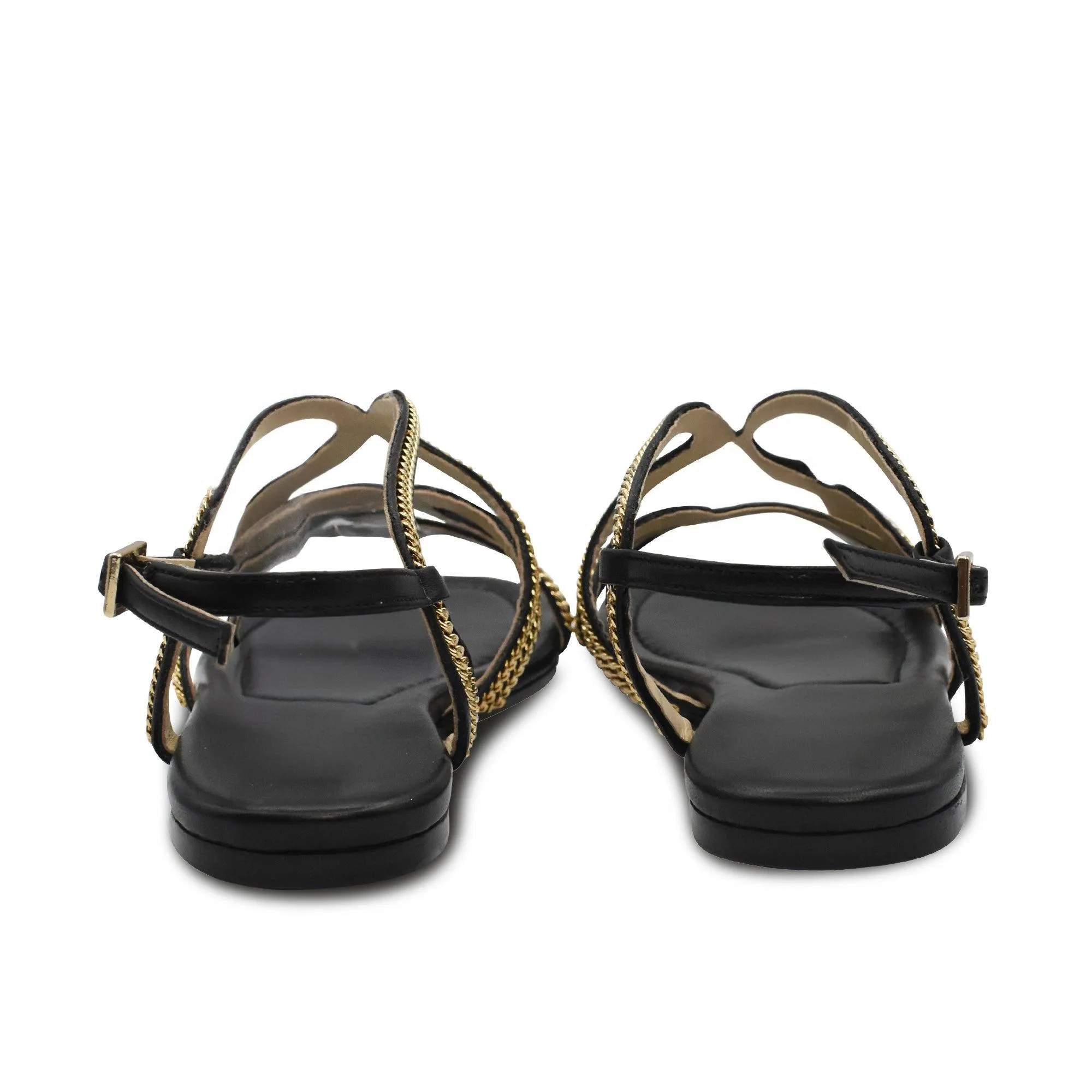 Jimmy Choo 'Nickel Flat' Sandals - Women's 37