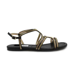 Jimmy Choo 'Nickel Flat' Sandals - Women's 37