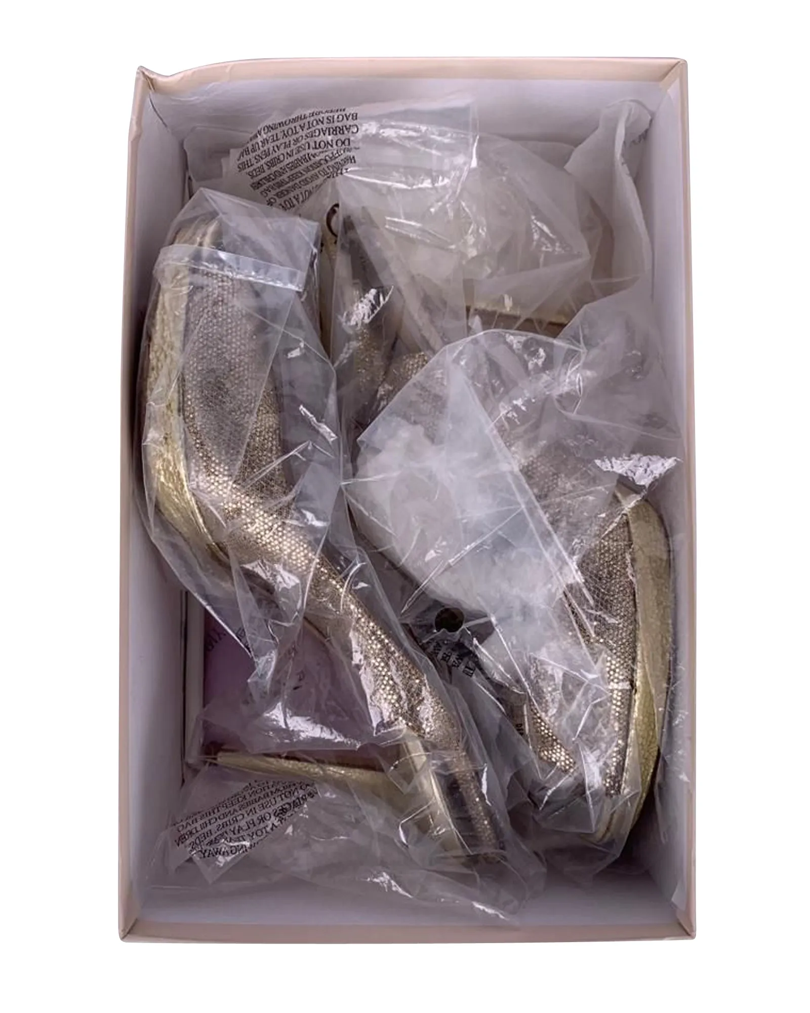 Jimmy Choo Nova Glitter Peep Toe Slingback Pumps in Gold Leather