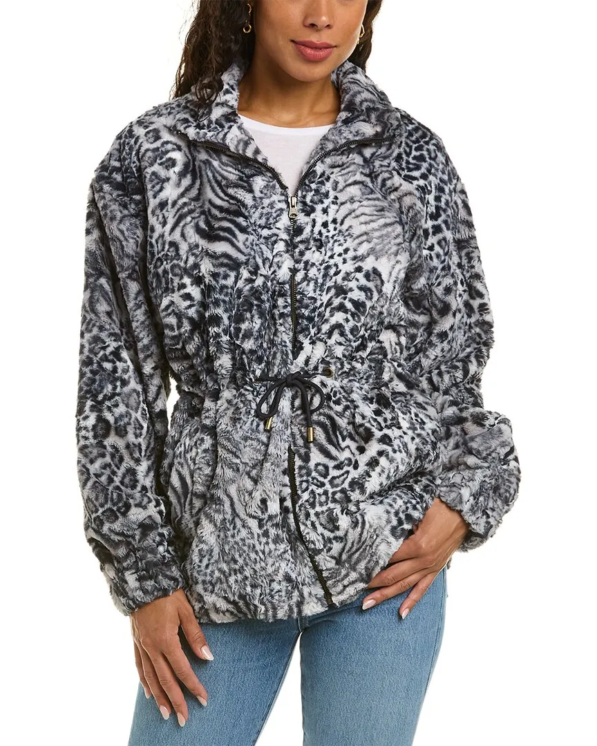 Johnny Was Drawstring Silk-Lined Jacket