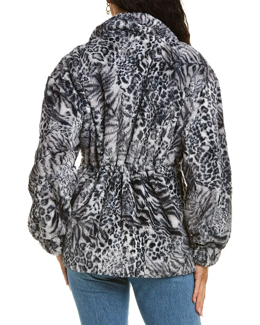 Johnny Was Drawstring Silk-Lined Jacket
