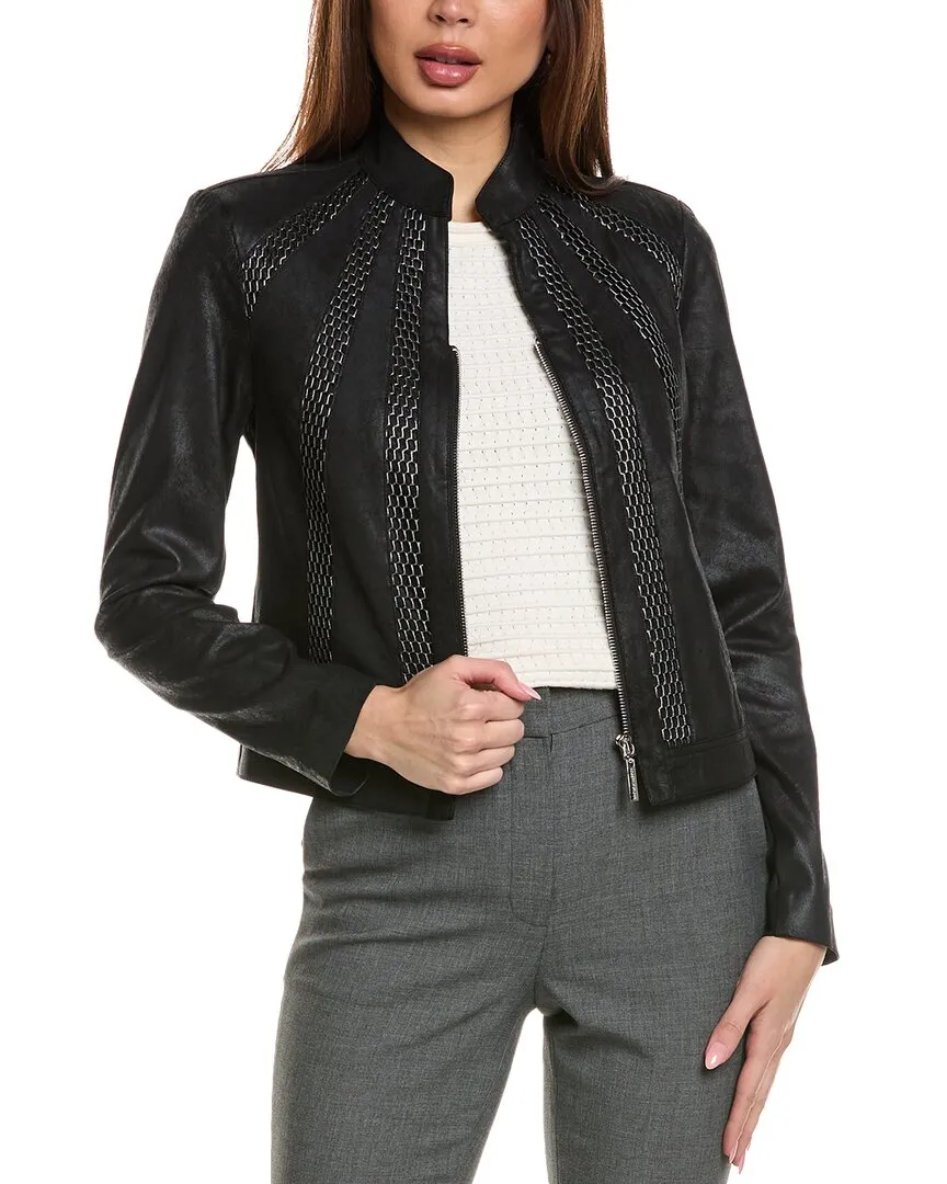 Joseph Ribkoff Chain Mesh Jacket