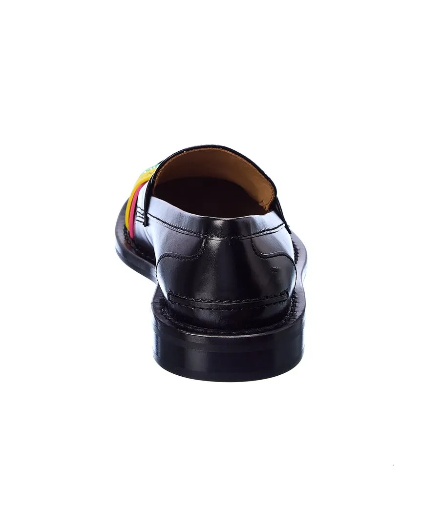 JW Anderson Elastic Straps Leather Loafer