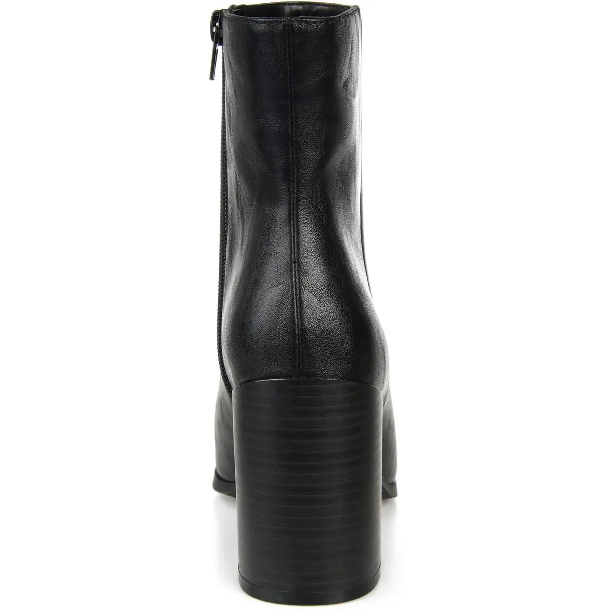 Kathie Womens Faux Leather Ankle Ankle Boots