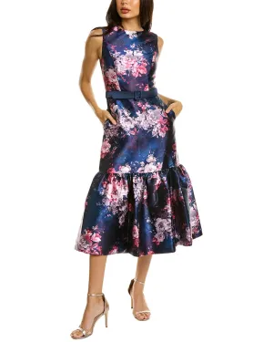 Kay Unger Justine Tea Length Dress