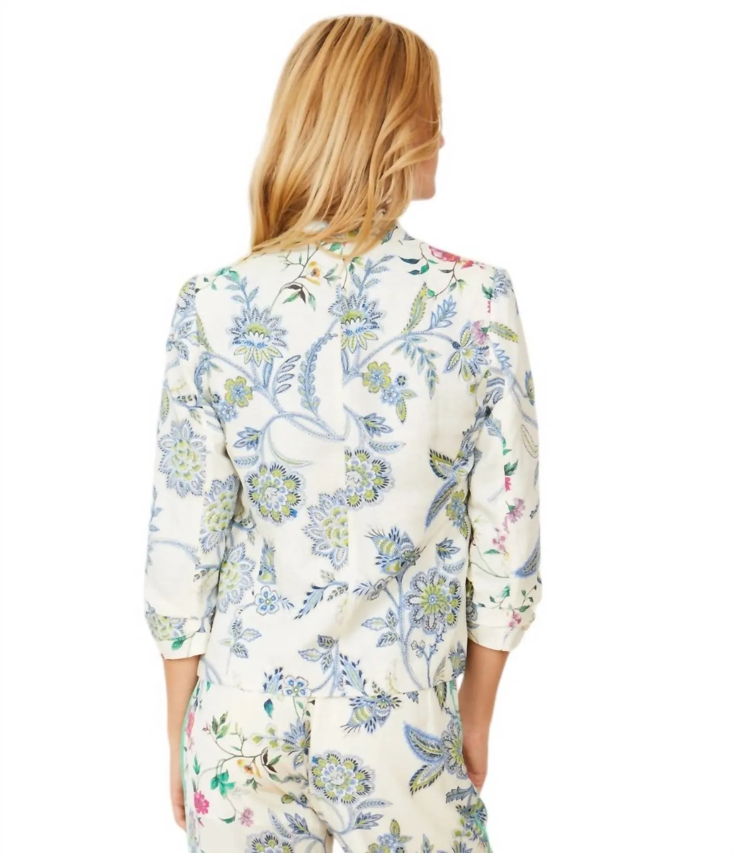 Kinsley Reversible Blazer In Balinese Floral