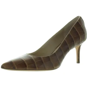 LANETTE Womens Animal Print Leather Pumps