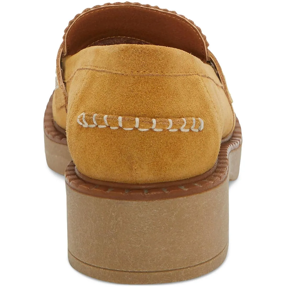 Larissah Womens Solid Suede Loafers