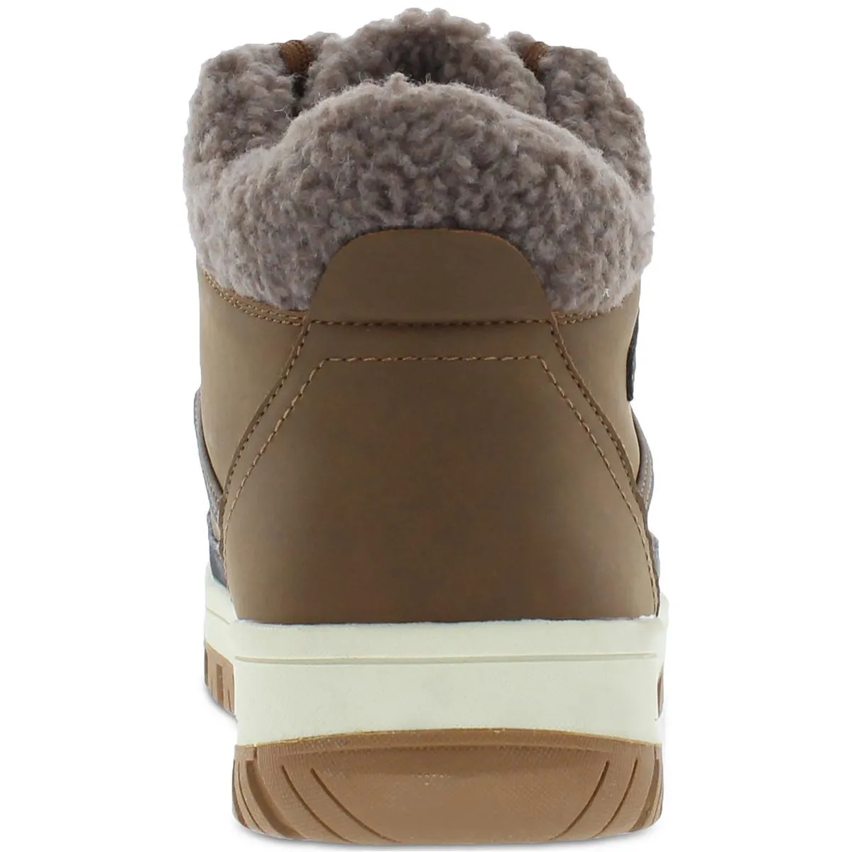 Larry Mens Faux Leather Cozy Winter & Snow Boots