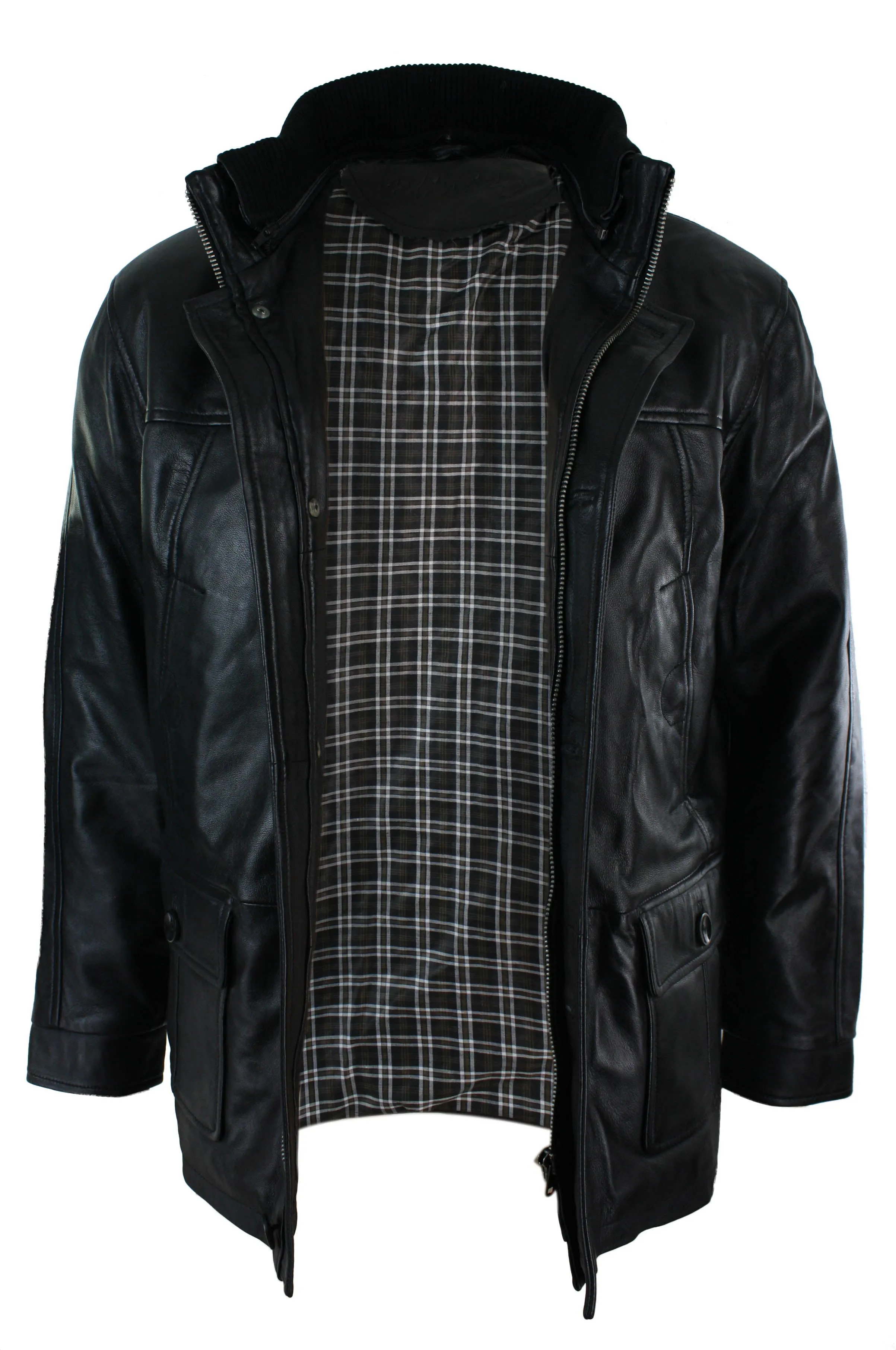 Leather Military Hunting Jacket