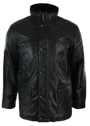 Leather Military Hunting Jacket