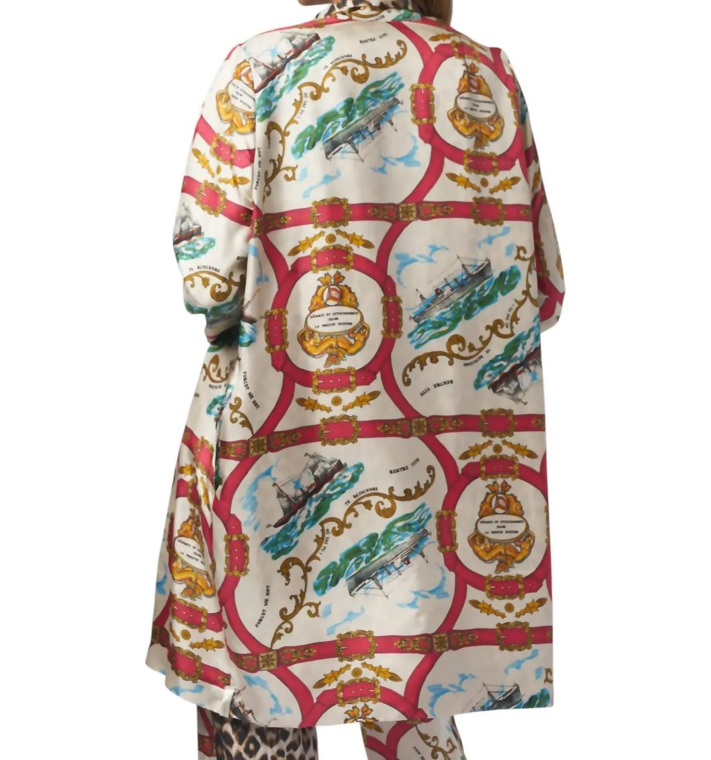 Libertie Reversible Jacket In Attechement/panther