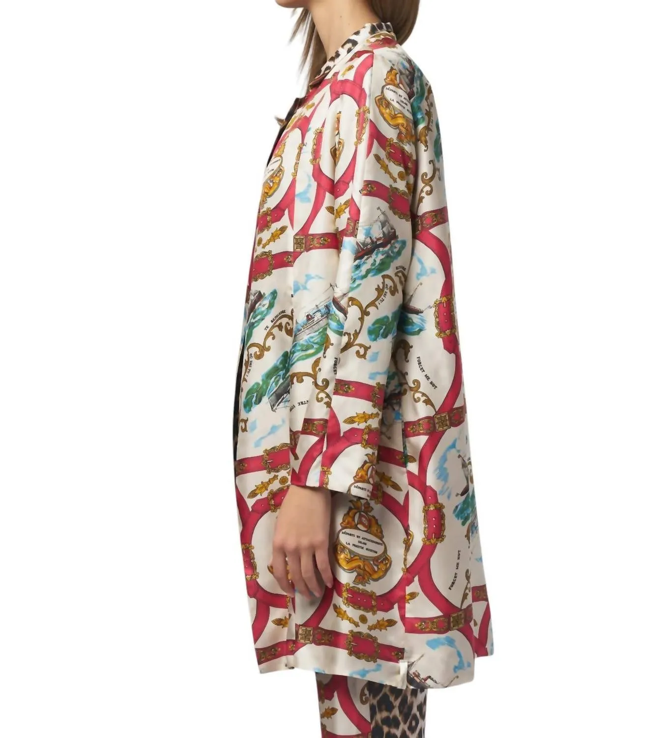 Libertie Reversible Jacket In Attechement/panther