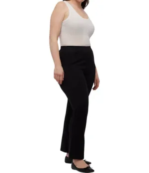 Lightweight Ponte Kickflare Leggings In Black